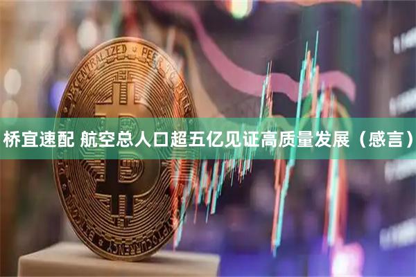 桥宜速配 航空总人口超五亿见证高质量发展（感言）