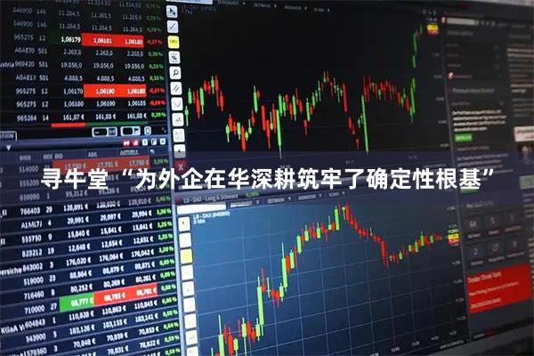 寻牛堂 “为外企在华深耕筑牢了确定性根基”
