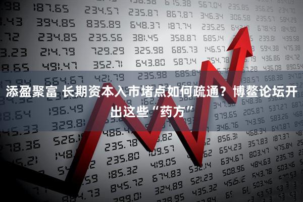 添盈聚富 长期资本入市堵点如何疏通？博鳌论坛开出这些“药方”