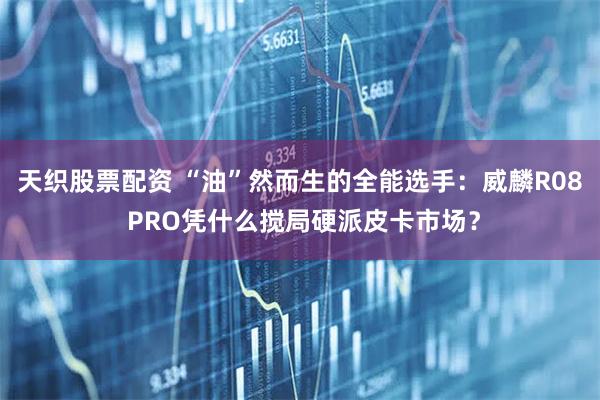 天织股票配资 “油”然而生的全能选手：威麟R08 PRO凭什么搅局硬派皮卡市场？